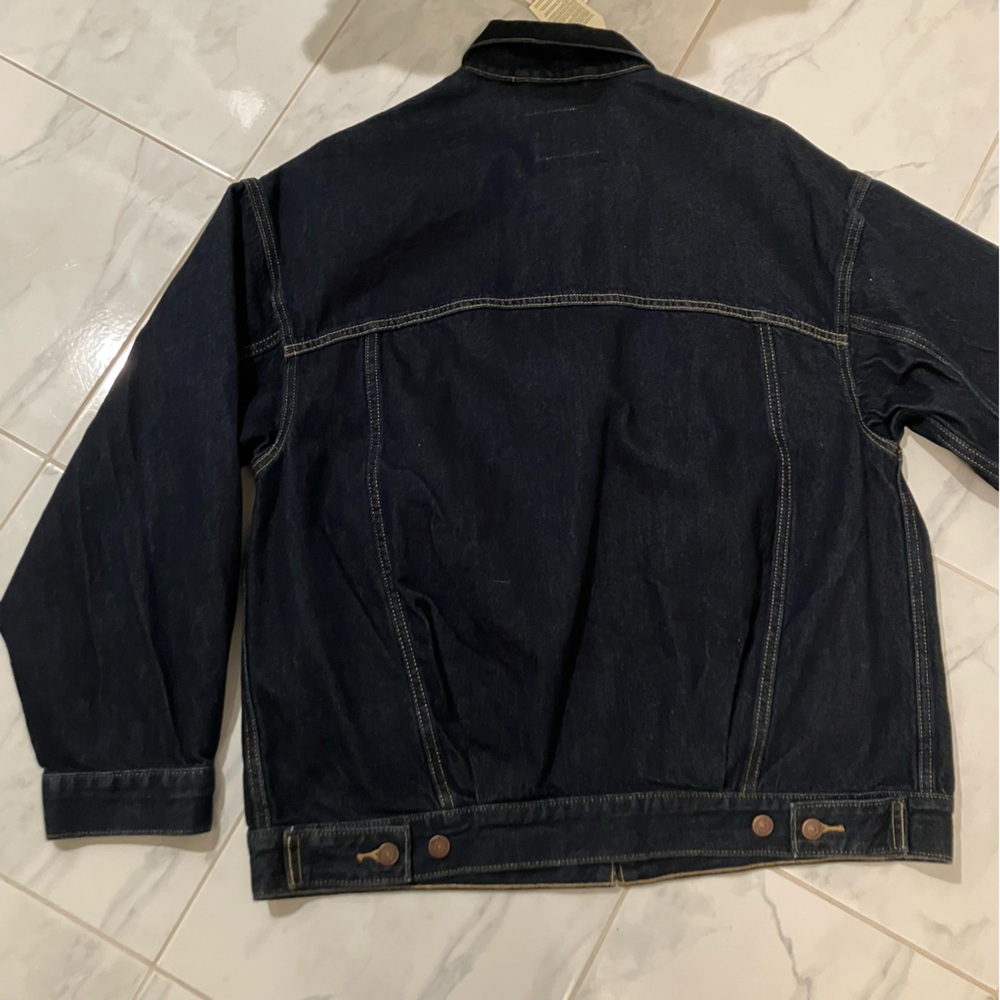 Levi's Black Denim Jean Jacket NWOT - Picture 7 of 9